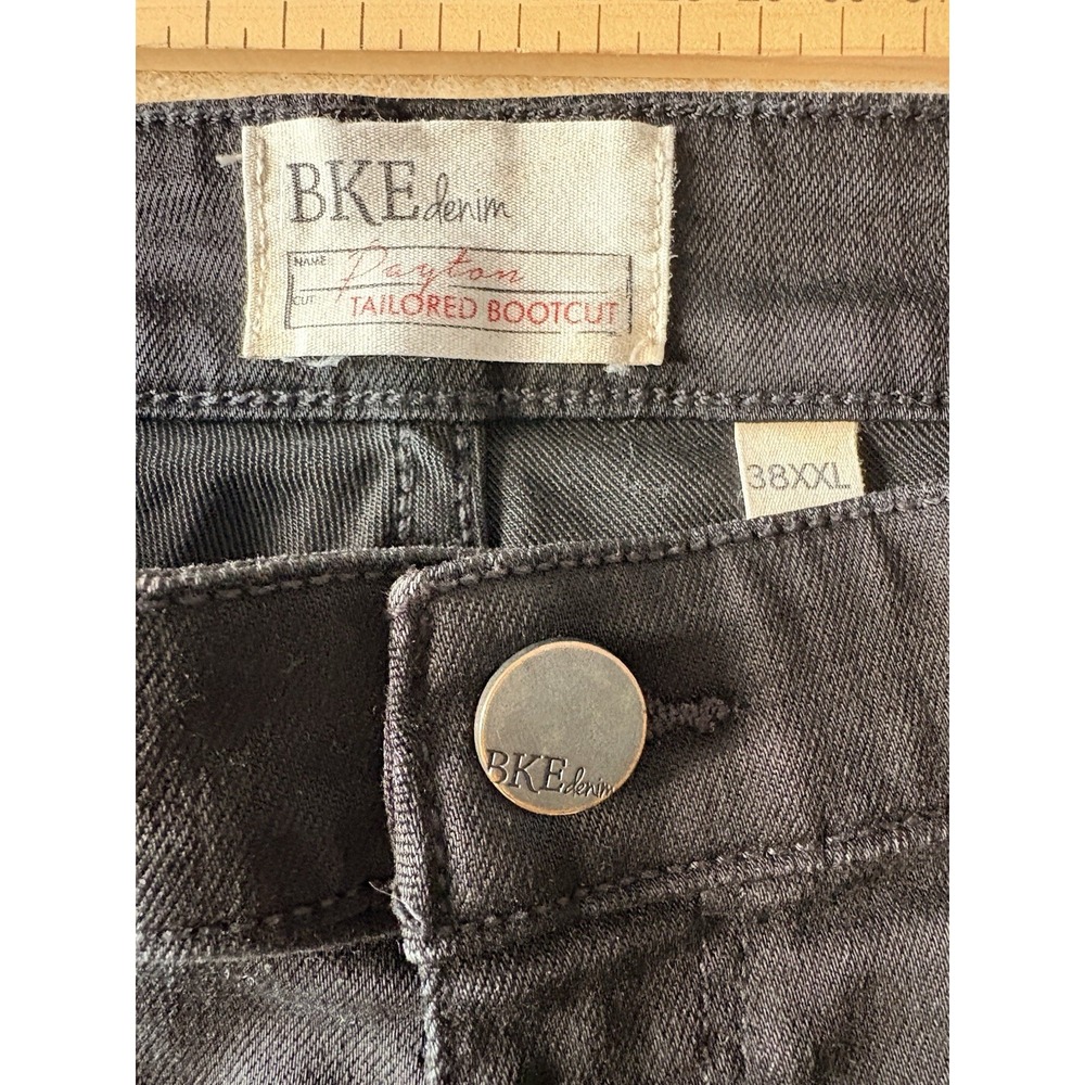 BKE Payton Jeans Black Bootcut 38 X 38 Extra Extra Long - Picture 4 of 9
